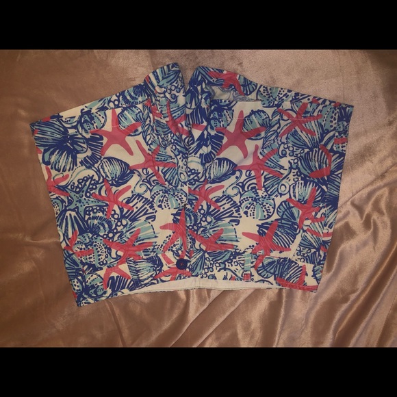 Lilly Pulitzer Pants - Illy Pulitzer Callahan shorts pink and blue